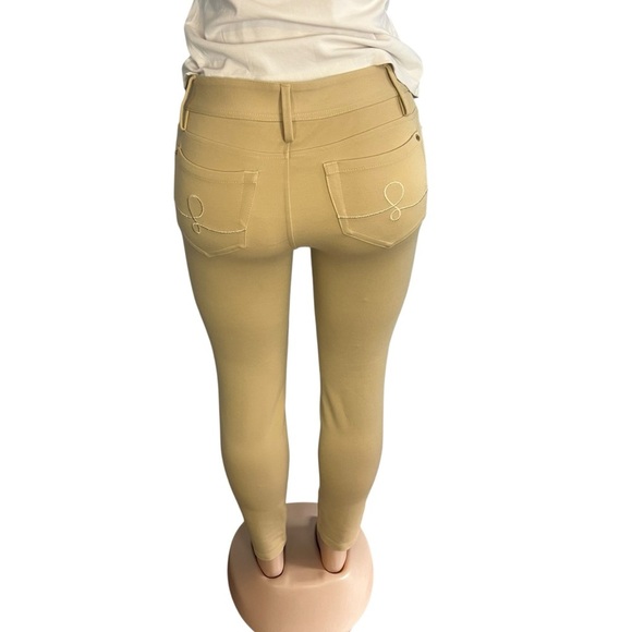 Lilly Pulitzer Worth Skinny Jeans Beige Tan Mid Rise Stretch - Picture 6 of 10